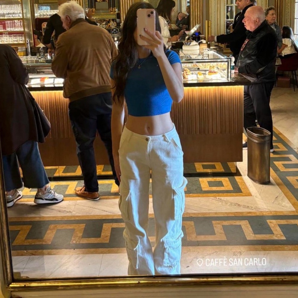 beige cargo pants